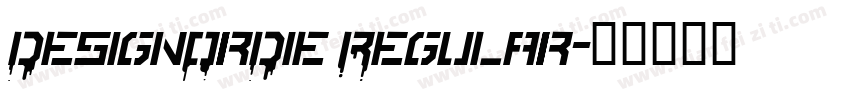 DesignOrDie Regular字体转换